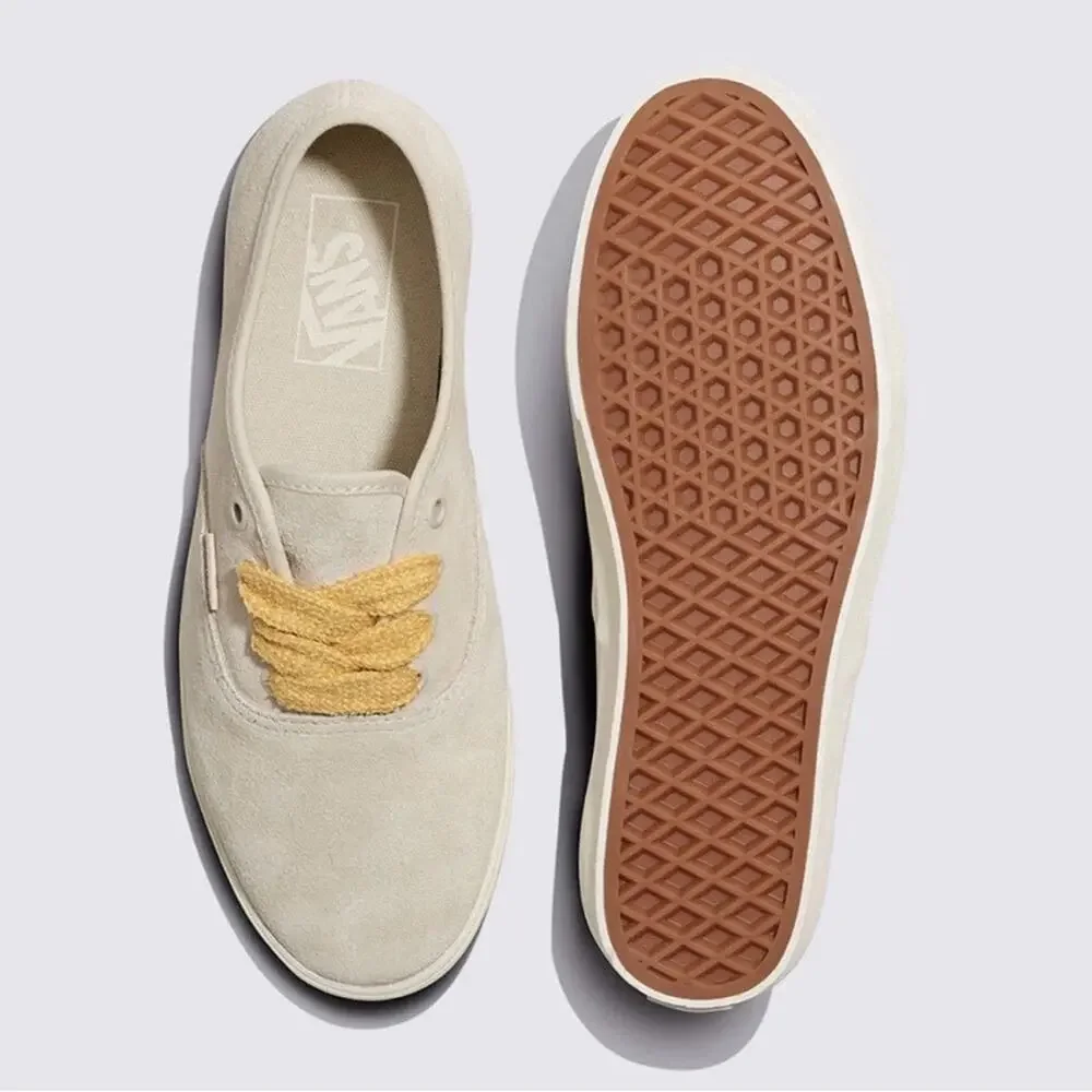 NEW Vans Authentic Beige Lowpro Fat Lace Yarrow Skate Shoes Women’s Size 9